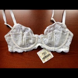 La Perla Moalizia Bianco Lace Bra Size 36